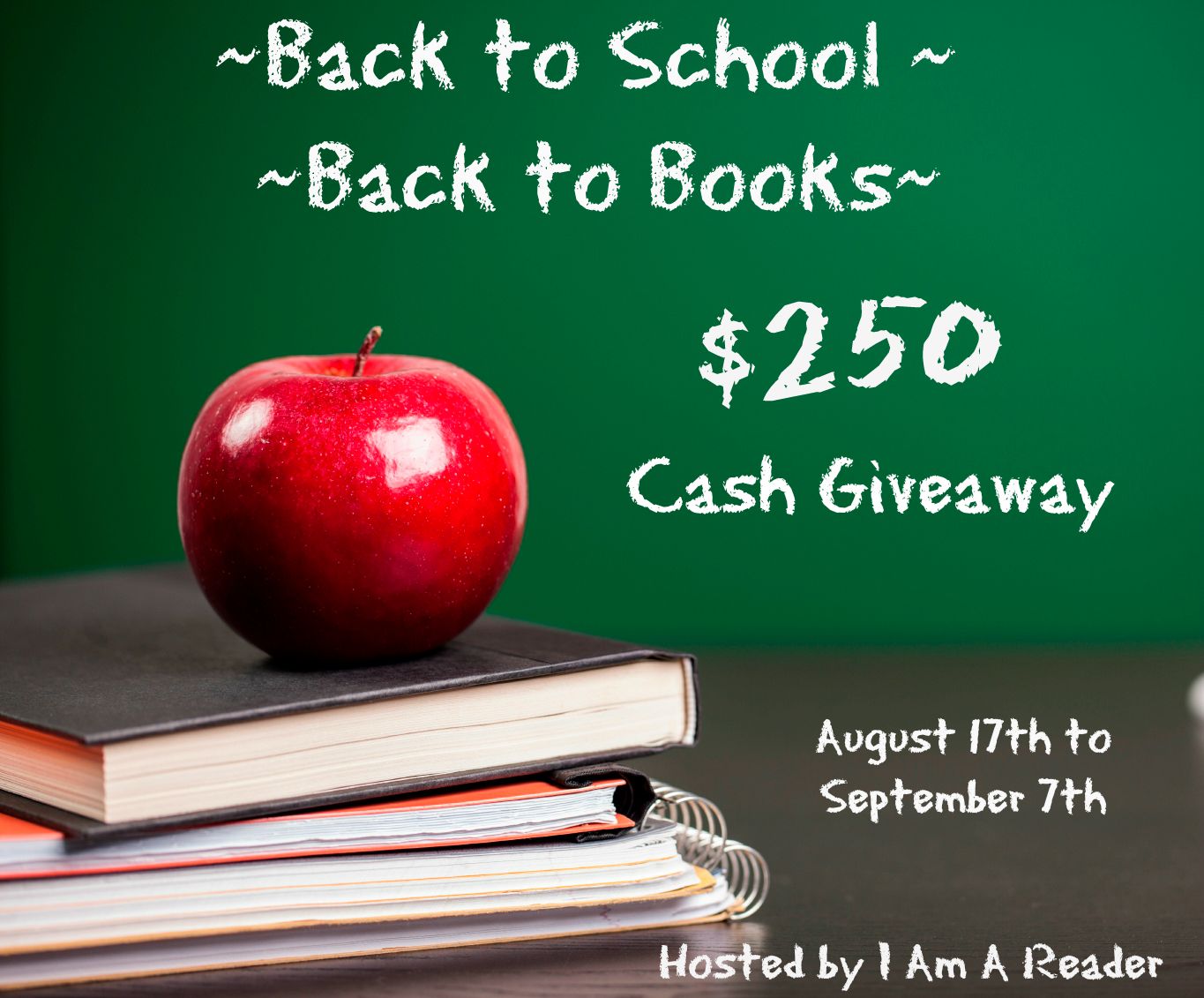 Back to School Giveaway of $250 – That’s a lot of school supplies or books in your future