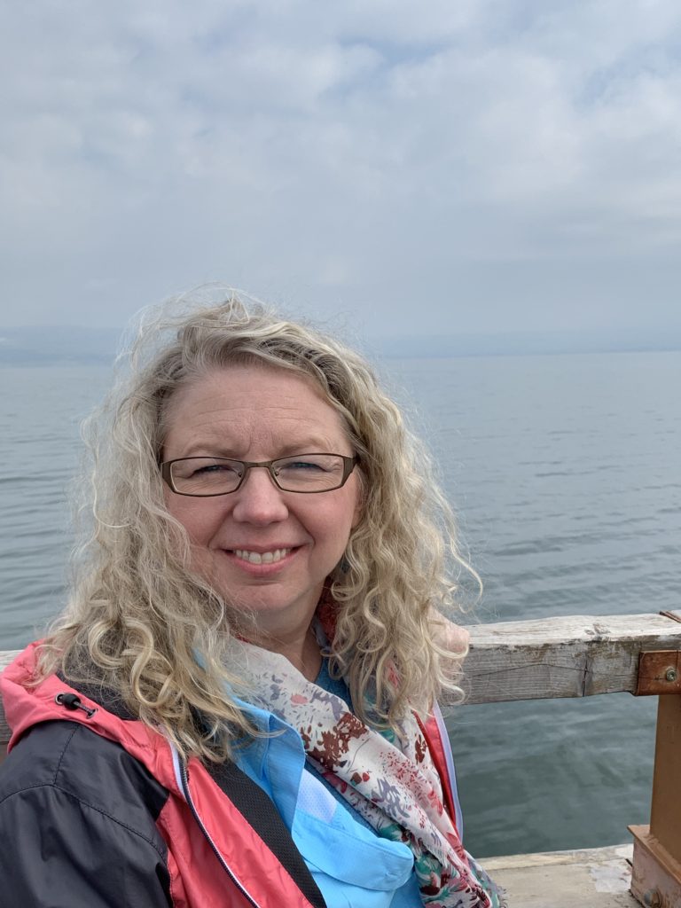Donna at Sea of Galilee